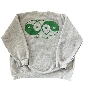 Official Mac Miller 92 Til Infinity Yin Yang Crewneck Sweatshirt - XL